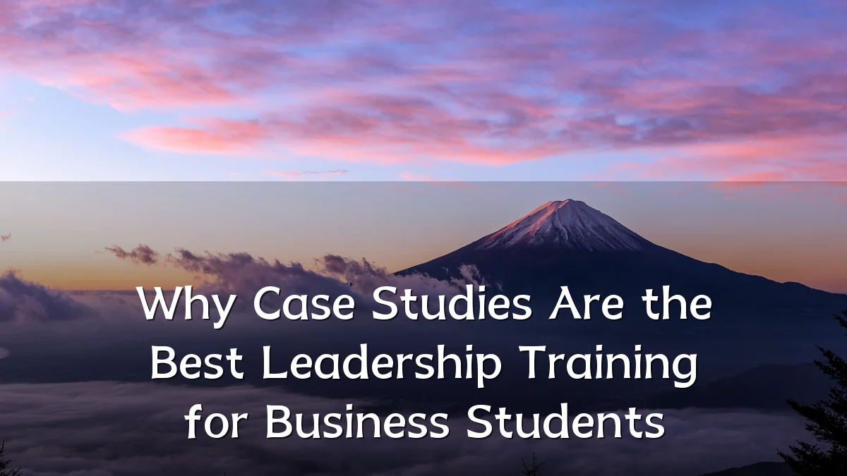 Why Case Studies Are the Best Leadership Training for Business Students