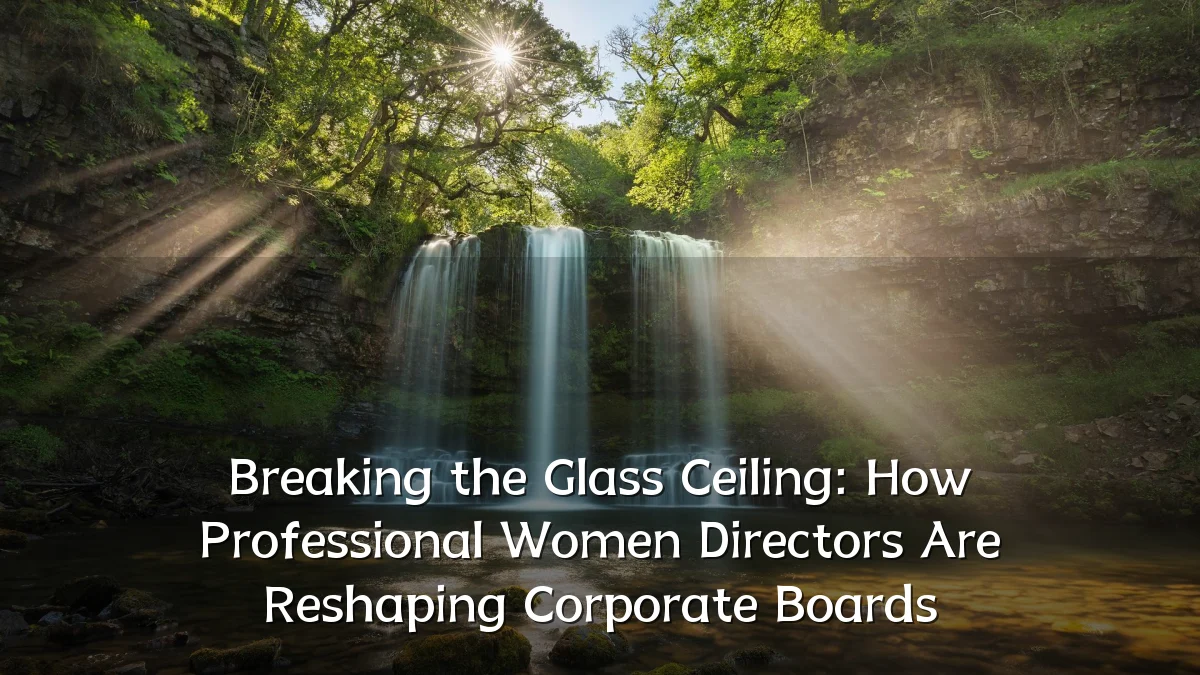 Breaking the Glass Ceiling: How Professional Women Directors Are Reshaping Corporate Boards