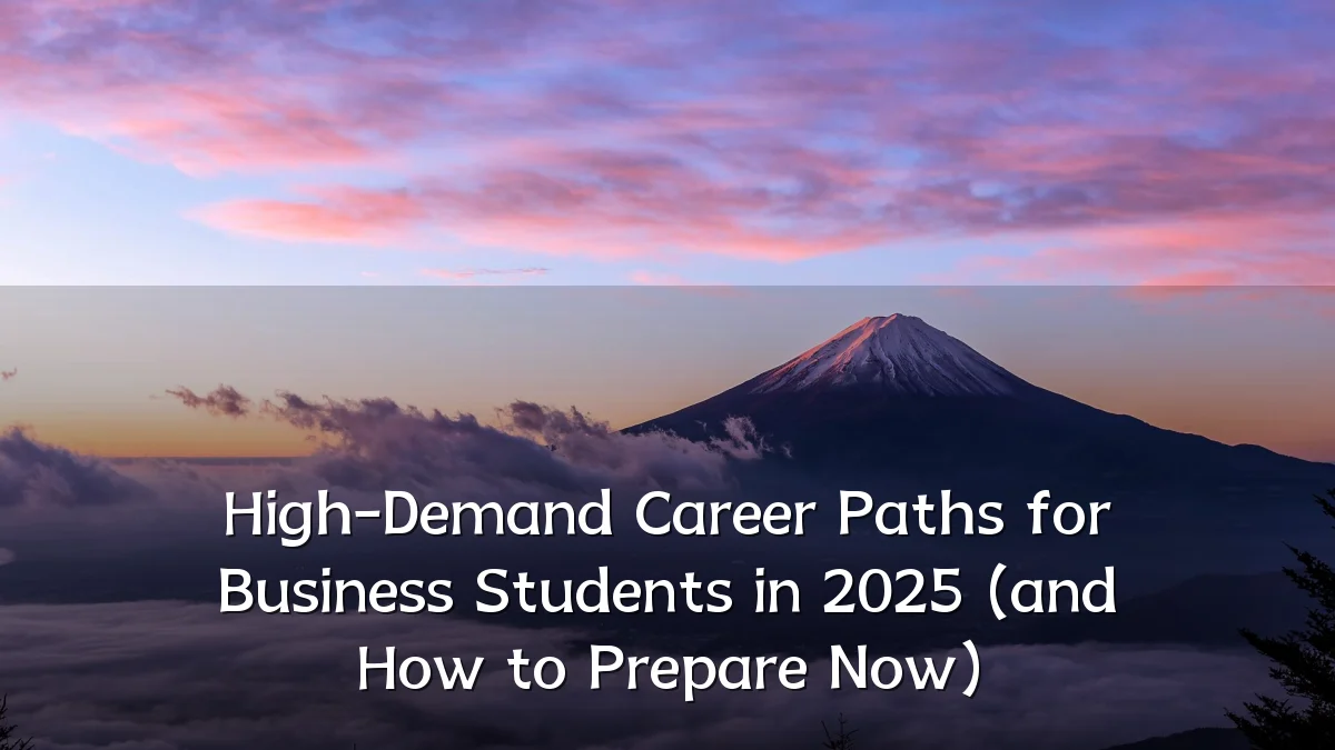 High-Demand Career Paths for Business Students in 2025 (and How to Prepare Now)