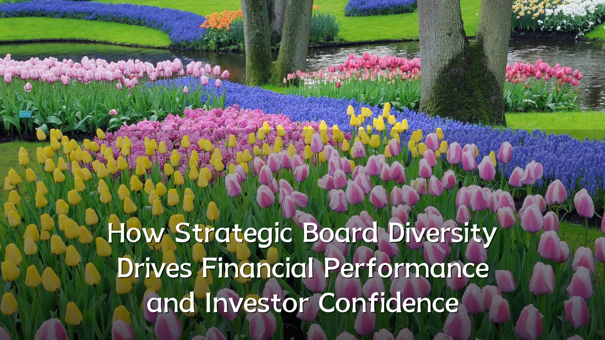 How Strategic Board Diversity Drives Financial Performance and Investor Confidence