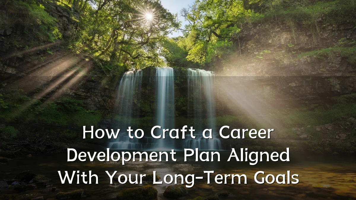 How to Craft a Career Development Plan Aligned With Your Long-Term Goals