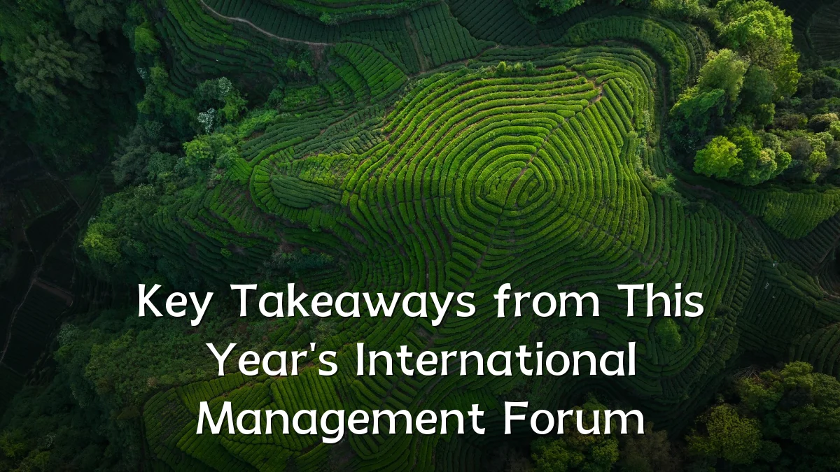 Key Takeaways from This Year's International Management Forum
