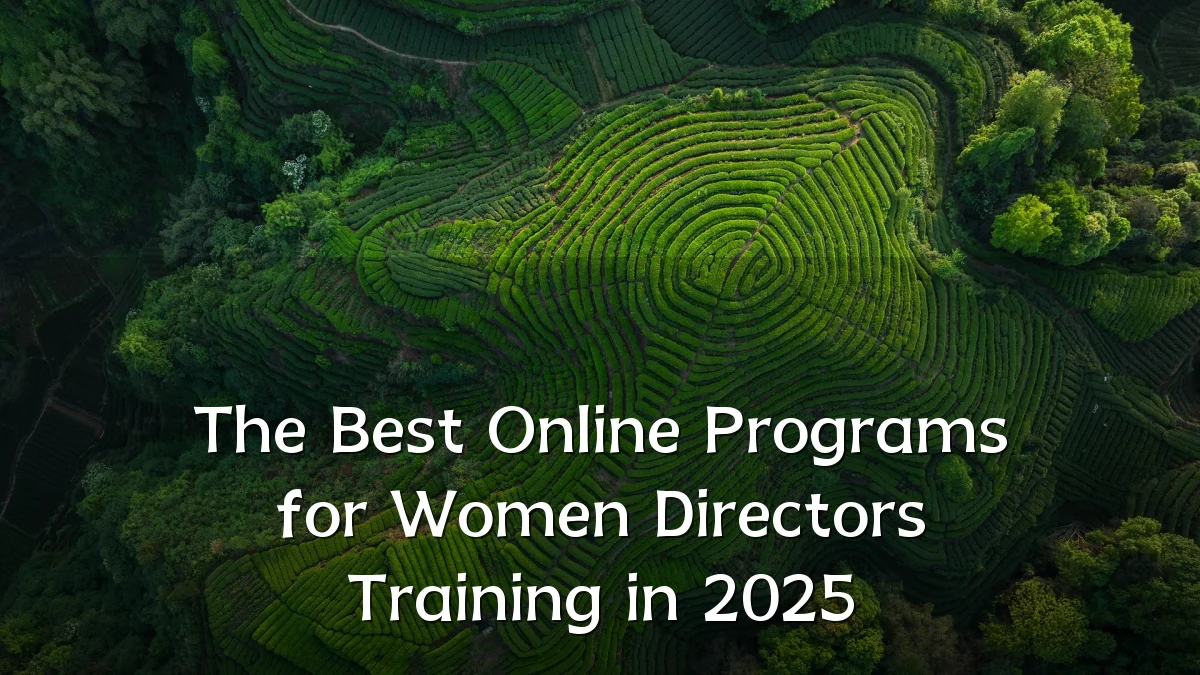 The Best Online Programs for Women Directors Training in 2025