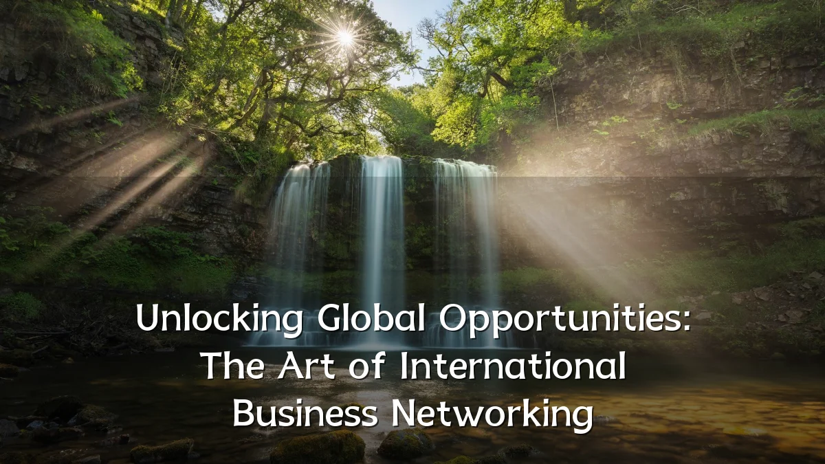 Unlocking Global Opportunities: The Art of International Business Networking
