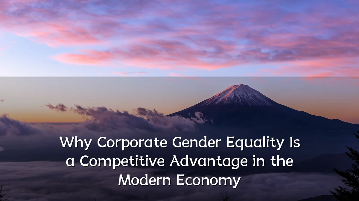 Why Corporate Gender Equality Is a Competitive Advantage in the Modern Economy