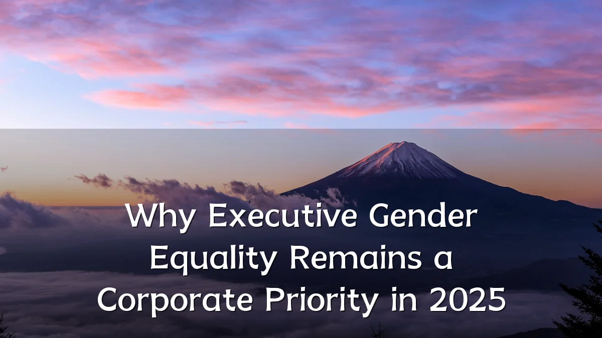 Why Executive Gender Equality Remains a Corporate Priority in 2025
